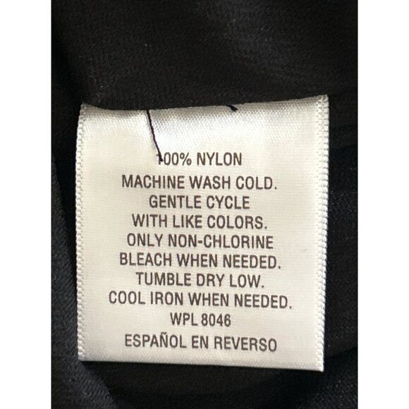 Jm Collection Petite Geometric Patterned Ruffled Tier Skirt Nylon, Size PS - Picture 4 of 7